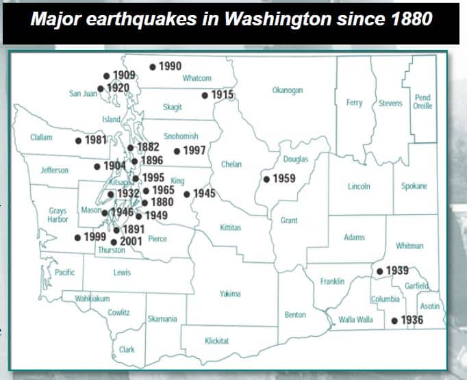 washington state earthquake insurance