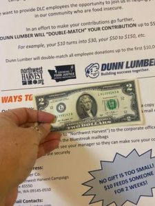 Dunn Lumber gift match
