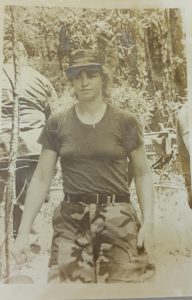 Dova Smith in the Army