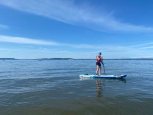 Stand-up paddleboarding