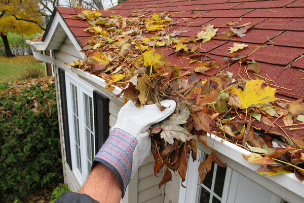 Cleaning gutters